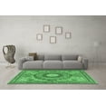 thumbnail image 3 of Ahgly Company Indoor Rectangle Medallion Emerald Green Traditional Area Rugs, 8' x 12', 3 of 4