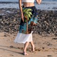 thumbnail image 6 of Coconut Tree Stylish Chiffon Summer Beach Dresses for Women, 6 of 6