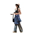 thumbnail image 4 of Figura coleccionable de niña caminando a escala 1:64, modelo de diminuta, figura pequeña con cabello largo para decoración de escritorio o, 4 of 10