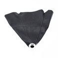 thumbnail image 4 of Cubierta universal para palanca de cambios de coche, cubierta antipolvo de cuero PU negro, cubierta para botas de cambio manual/automático -(-Negro), 4 of 5