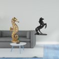 thumbnail image 2 of Estatua de resina,Estatua de resina para decoración del hogar,manualidades,oro,Escultura de oro,figura de resina,regalos decorativos.,Estatua del caballo,Estatua de caballo de resina,escultura, 2 of 8