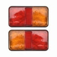 thumbnail image 2 of 2Pcs 12V 10LED Waterproof Truck Trailer Truck Tail Light Car Turn Signal Brake Rear y11680, 2 of 6