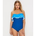 thumbnail image 3 of Coco Reef Paradiso Agate Ruffle Bandeau One-Piece, 3 of 5