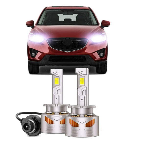 2pcs D4S LED Headlight For Mazda CX-5 2013-2016 High Low Beam Replace HID Xenon