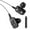 Black, variant on Bueautybox Dual Driver Earphones, Sound High End Sport Earbuds Noise Isolating Deep Bass in Ear Earphones