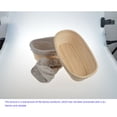 thumbnail image 3 of Injueey Cesta de pan, panes de fermentación, cestas de mimbre tejidas a mano, tienda de cocina, accesorios organizadores de almacenamiento para hornear Cocina y Comedor Óvalo 35x15x8cm Injueey HA071506-03, 3 of 6