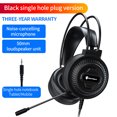 thumbnail image 3 of Auricures USB de 3,5 Mm en Oreja con Micrófono rgo para Estudian Línea sin luz Sunnimix auriculares para juegos, 3 of 8
