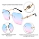 thumbnail image 5 of Gafas de sol FEISEDY Clásicas sin montura modelo B2567 con armazón metálico para mujer, 5 of 7