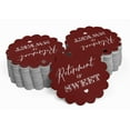 thumbnail image 2 of Inkdotpot Pack Of 50 Retirement Is Sweet Text Favor Paper Tags Craft Real Silver Foil Hang Tags, 2 of 6