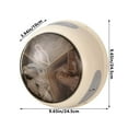 thumbnail image 3 of xaoyunyn Kitchen Wall Mounted 3 in 1 Rotating Storage Box for Cling Film,Garbage Bags Disposable Gloves Non Punching,Space Saving Organizer with Intelligent Partition Walls, 3 of 9