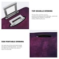 thumbnail image 3 of Gukieu Black Dark Blue Purple Print Suitcase Protective Cover, Elastic Zipper Buckle Suitcase Protective Cover, Suitable for Travel, Business Trip-Small, 3 of 7