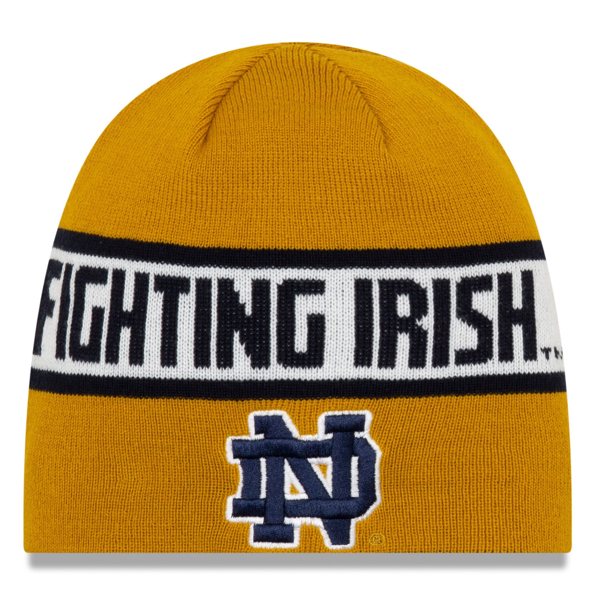 Reversible Knit Beanie - Navy - OSFA 