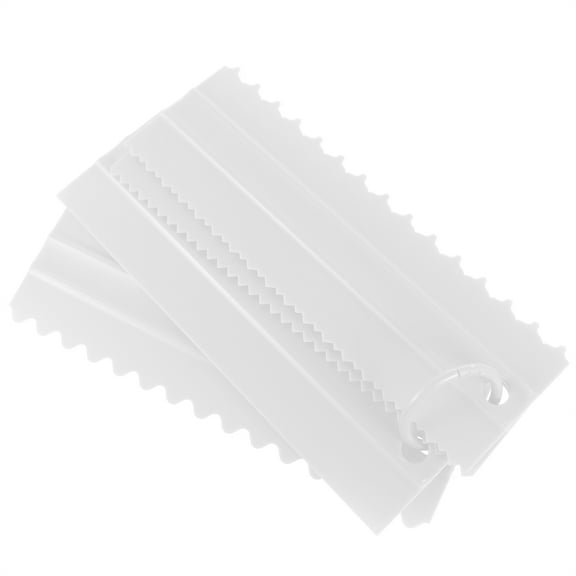 SILENRADAWN Utensil For Icing Cakes 4Pcs Set Spatulas In White Silicone