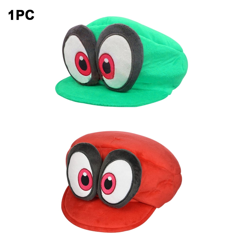 Super Mario Odyssey Cappy Plush Hat Cosplay Cap Costume Halloween Gift 