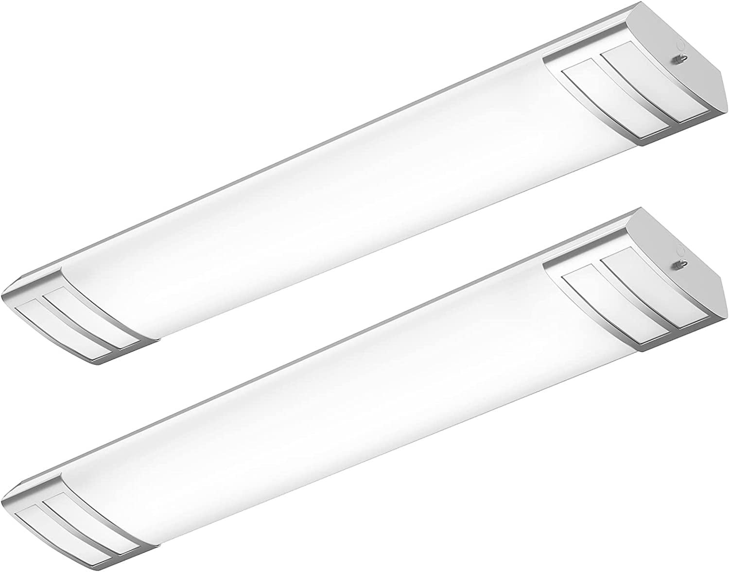 4FT LED Flush Mount Kitchen Light Fixtures 50W 5600lm 110V Dimmable 4000K 4 Foot LED Kitchen