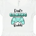 thumbnail image 4 of Inktastic Dad's Gaming Buddy- Aqua Controller Girls Baby Dress, 4 of 5