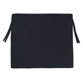 thumbnail image 6 of Jordan Manufacturing 17" x 19" Navy Solid Rectangular Outdoor Chair Pad Seat Cushion with Ties, 6 of 10