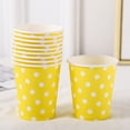 thumbnail image 3 of Advancent 10 Uds. Taza de punto para decoración del hogar, vajilla para chico, tazas para repasar, magdalenas, hornear, colores felices, Cocina y Comedor Amarillo, 3 of 6