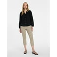 thumbnail image 5 of Time and Tru Women's Eyelet Blouse with Long Sleeves, Sizes XS-XXXL, 5 of 5