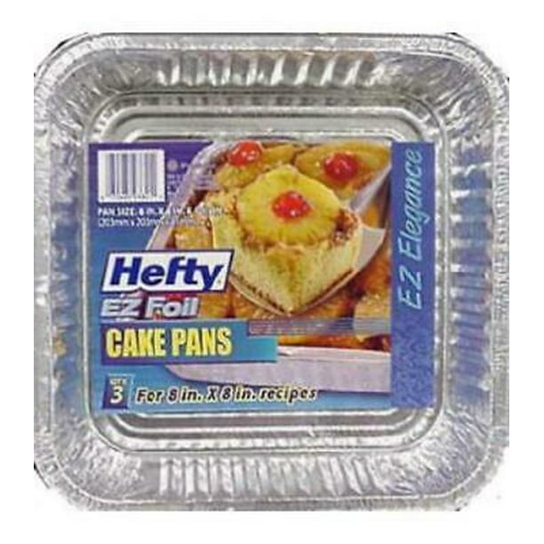 EZ Foil 00Z93821 Square Foil Cake Pan (Case of 12)