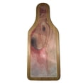 thumbnail image 2 of KuzmarK Wine & Cheese Glass Cutting Board Wood Box Gift Set - Chinese Shar-Pei Fawn Horsecoat Head Study Art by Denise Every, 2 of 2