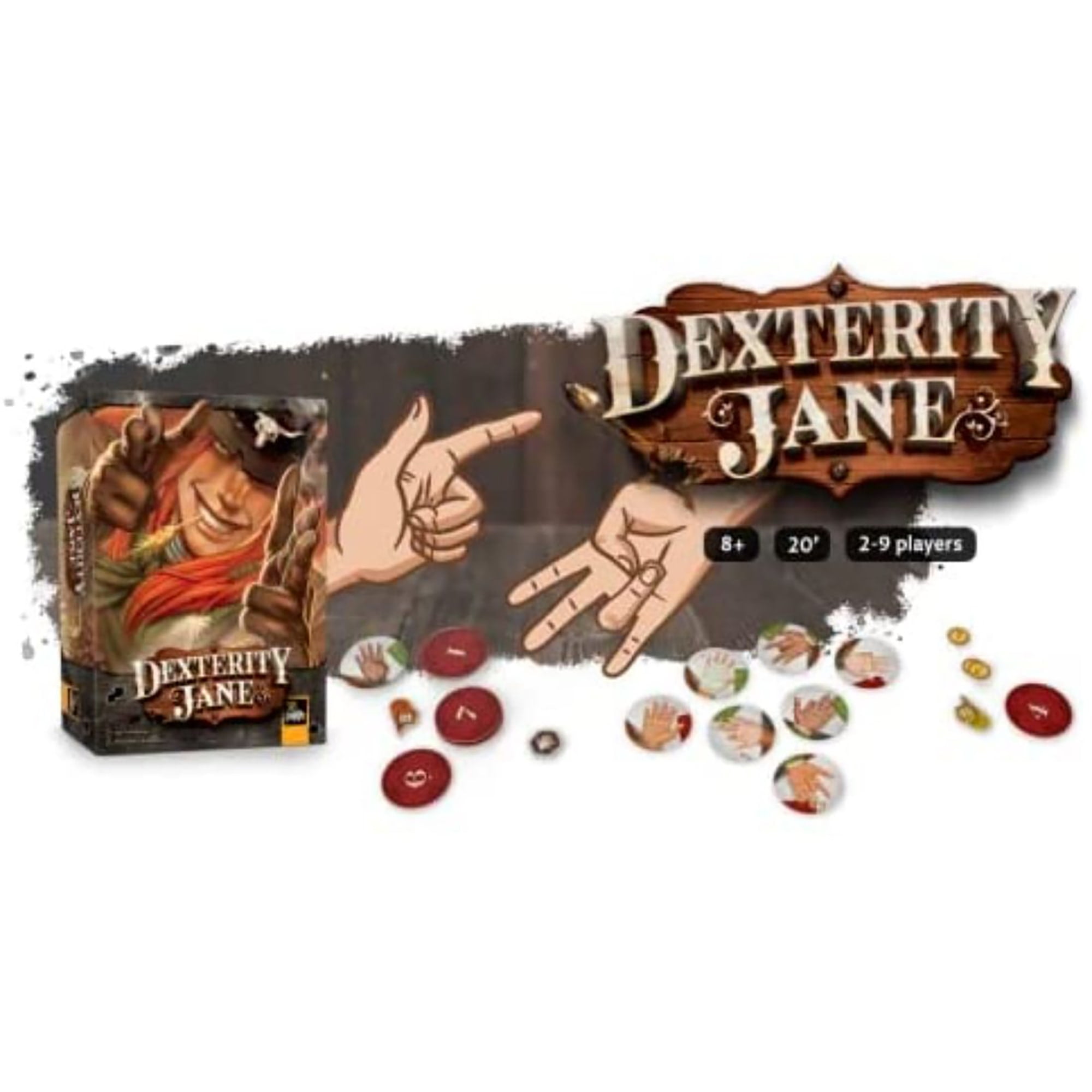 Dexterity Jane - Puzzle & Dexterity Family Game, Sit Down!, Ages 8+, 2-9 Players, 20 Min