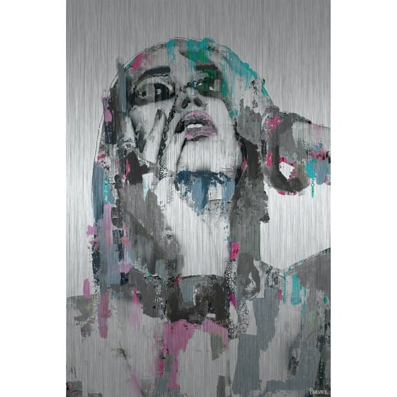 Parvez Taj Bewildered Beauty Aluminum Wall Art