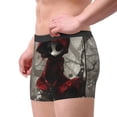 thumbnail image 3 of Bingfone Dark Red Hooded Girl Men's Underwear - Casual Stretch Boxer Briefs-Medium, 3 of 7