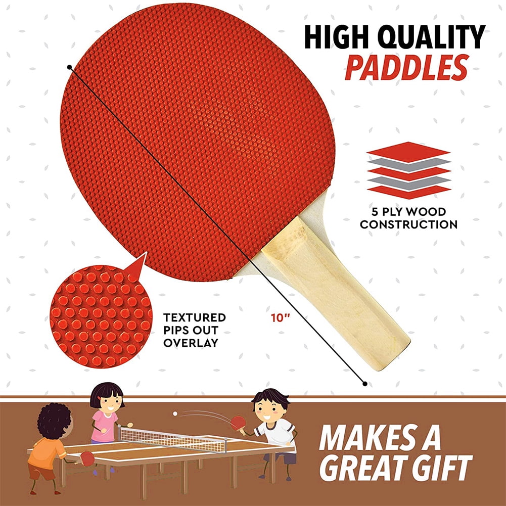 Balls of Fury Walmart Exclusive Mini Ping Pong Paddle Set Brand New Sealed