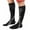Black, variant on Men Women Sport Soccer SocksLeg Support Stretch Compression Socks Below Knee Socks 9282