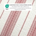 thumbnail image 3 of Farmhouse Stripe Microfiber Reversible Quilt Set With Shams (King, Red), 3 of 5