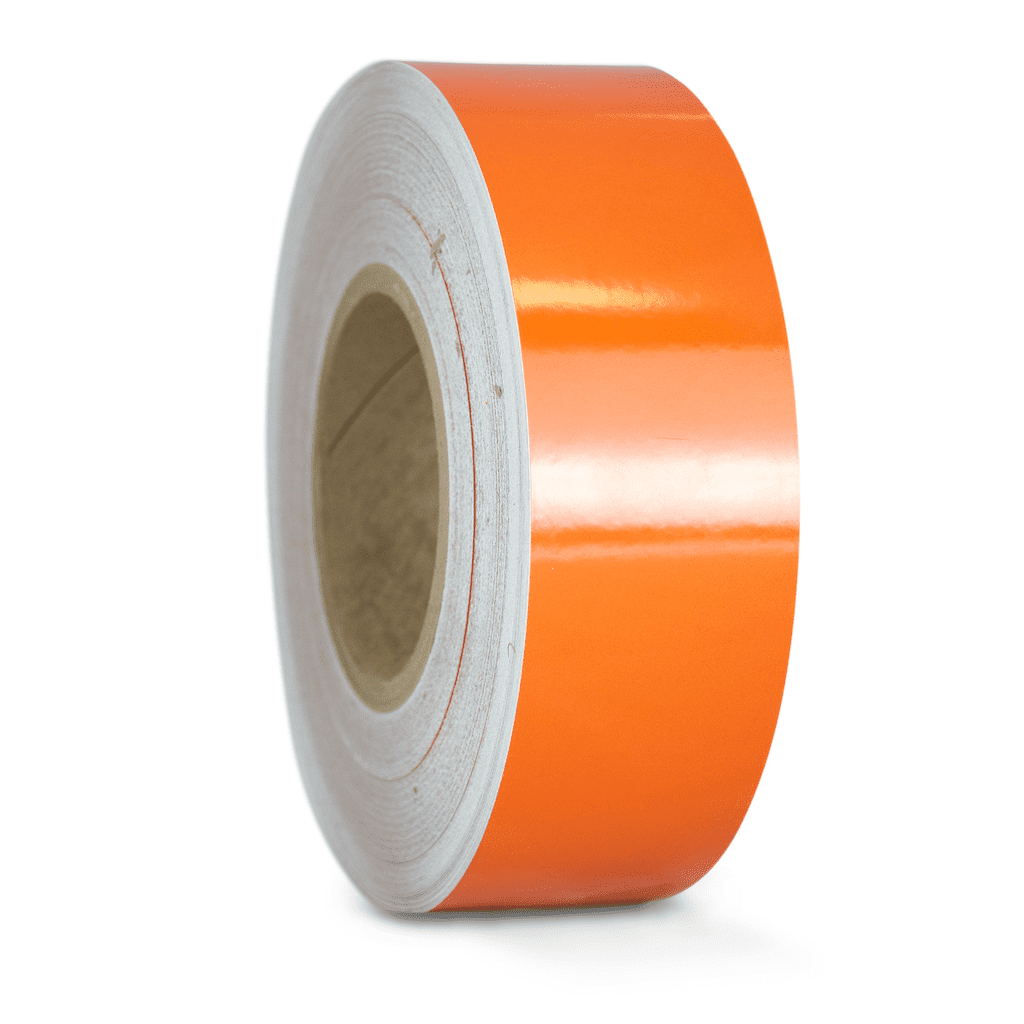 1" x 50 ft Orange Reflective Pinstriping Safety Tape 