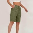 thumbnail image 6 of Zorckvet Womens Hiking Cargo Shorts Quick Dry Athletic Shorts for Women Golf Casual Summer Shorts with Pockets, 6 of 9