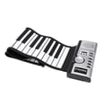 thumbnail image 1 of Flexible Roll Up Electronic Soft Keyboard Piano Portable 61 Teclas, 1 of 8