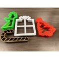 thumbnail image 1 of Christmas Cookie Cutter Set - 4 Piece - Vibrant Colours, 1 of 2