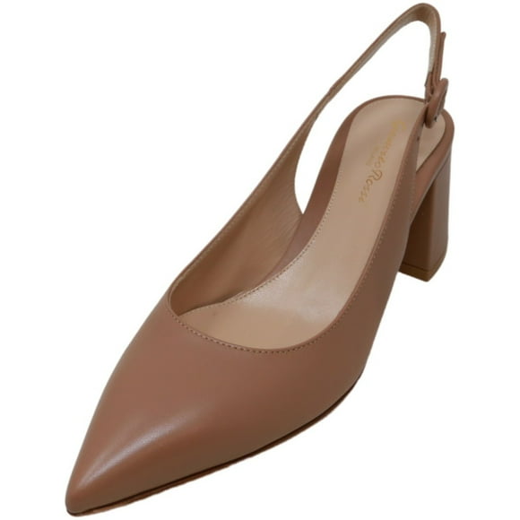 Gianvito Rossi Women's Agata Praline Ankle-High Leather Slingback - 4.5M