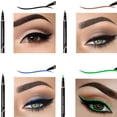 thumbnail image 3 of Eyeliner Coloré, 12 Pcs Crayon Liquide Mat Eyeliner Coloré Eyeliers Waterproof Eyeliner Liquide Stylo Noir Marron Café Gel Néon Eyeliner Longue Durée, 3 of 7