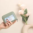 thumbnail image 3 of SENDEFN Leather Credit Card Holder Wallet for Women RFID Small Zipper Card Case with ID Window, 3 of 8