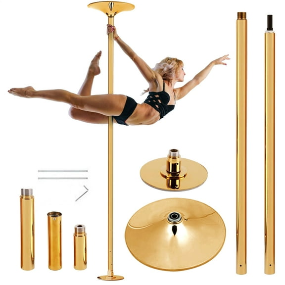Dance Pole for Home, 45mm Detachable Portable Pole Dancing Pole, Heavy Duty Fitness Dance Tube, Adjustable Height Stripper Pole for Gym, Party