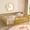 Natural Wood, variant on Full Size Floor Bed with High Security Barrier and Door, Solid Pine Wood Montessori Bed Frame for Bedroom, Grey