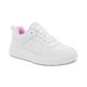 thumbnail image 1 of Tenis escolar Coqueta para niña sintético blanco con detalles en rosa, 1 of 5