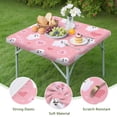 thumbnail image 4 of Premium Halloween Elastic Edge Tablecloth 36x36 Inch Square - Stretch Fit Design with Festive Seasonal Patterns for Table Protection, 4 of 6