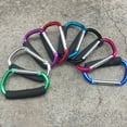 thumbnail image 3 of Eigraketly Hebilla de esponja multifuncional multicolor recortada accesorios grandes para acampar cierre de Metal botella deportiva Escalada Rosa roja 140*80mm, 3 of 6