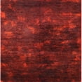 thumbnail image 1 of Ahgly Company Indoor Square Mid-Century Modern Red Oriental Area Rugs, 5' Square, 1 of 6