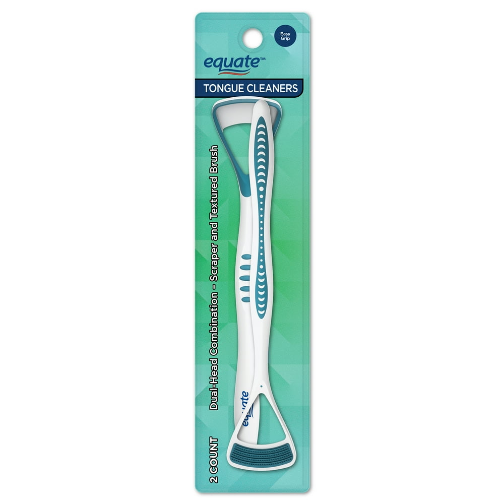 Equate Tongue Cleaner, 2 Count