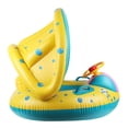 thumbnail image 4 of Flotador de piscina para bebé con toldo de protección solar, campana del volante, anillo de natación inflable para bebé, juguetes acuáticos para niños, niños y niñas, 4 of 10