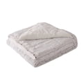 thumbnail image 3 of Christian Siriano - Luxurious Snow Leopard Fur Filled Grey Throw (60" x 70") - Gift Box Included - Perfect for Gifting Friends &amp; Family, 3 of 7