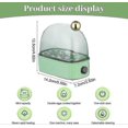 thumbnail image 5 of Egg Cooker 2 Eggs, Egg Steamer Compact Electric Egg Cooker, Best Egg Cooker Boils All Three Cooking Levels - Soft, Medium, Hard-ZZY, 5 of 5