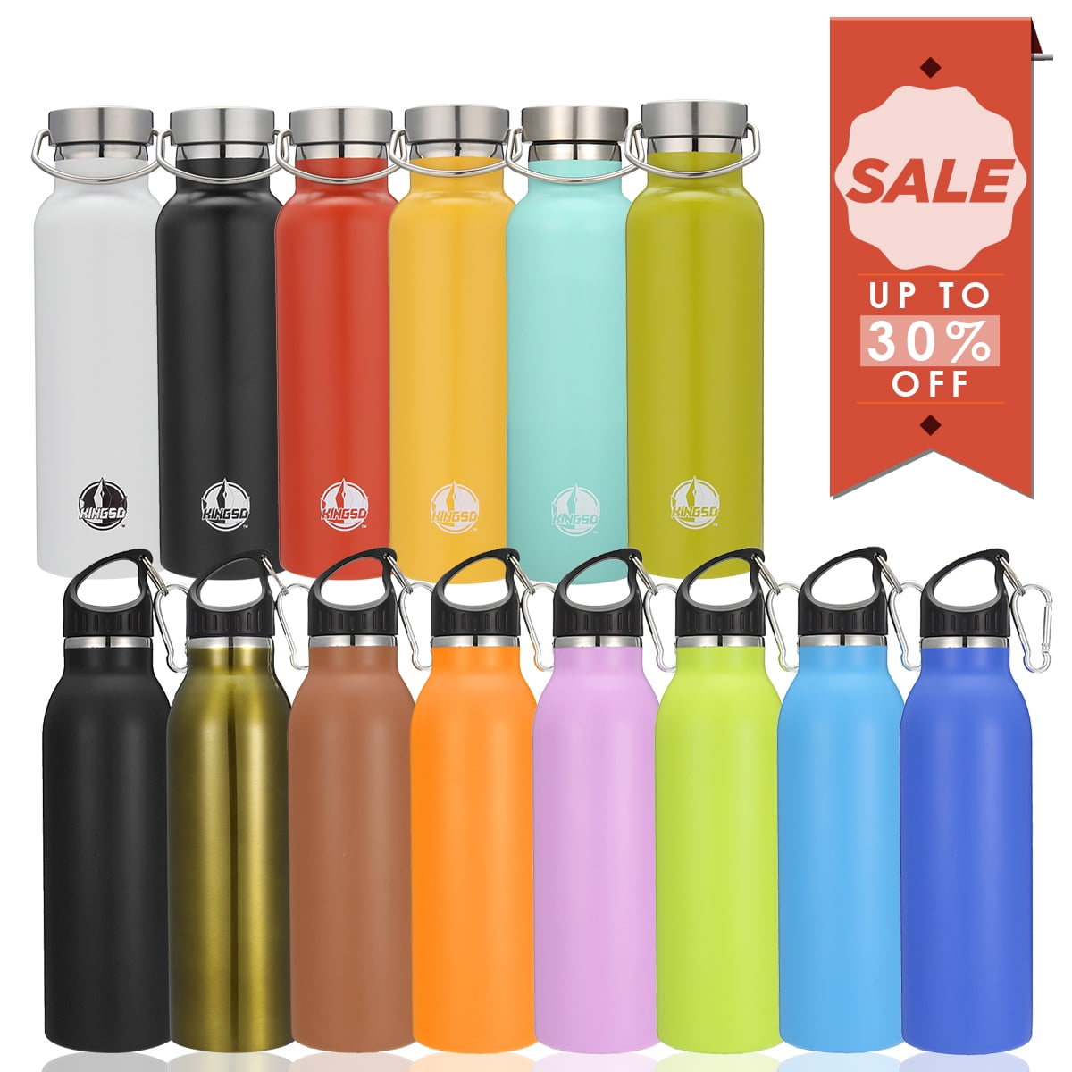 CLEARANCE!!! 600ml Vacuum Water Bottle Stainless Steel Insulation Sport