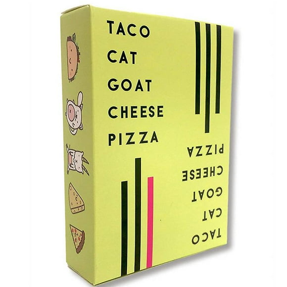 Taco Cat Goat Cheese Pizza Vs Burrito Game Card Toy
